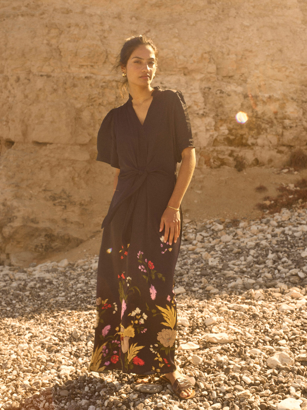 MOS MOSH - Wandi Flowwi Dress - Black