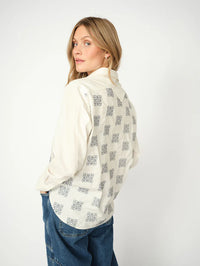 MOS MOSH - Weina Geo Shirt - Ecru