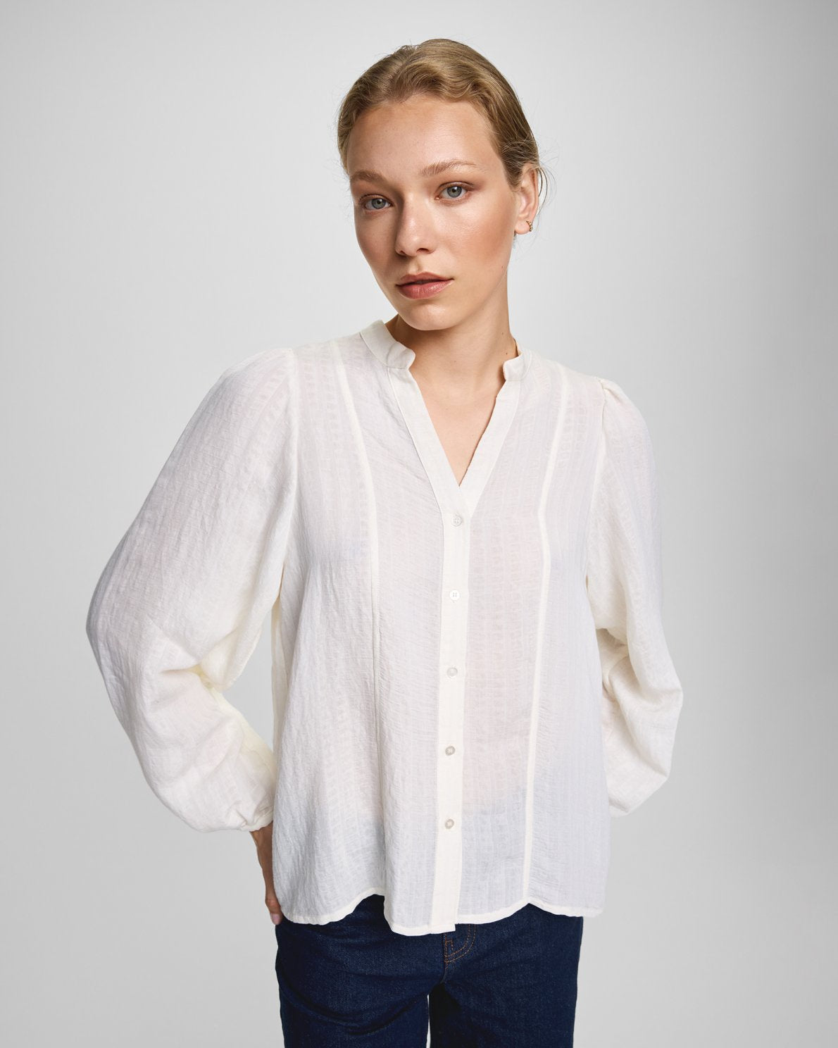 MSCH - Blanka Amrita Shirt - Egret