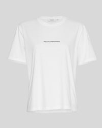 MSCH - Terina Organic Small Logo Tee - White/Black