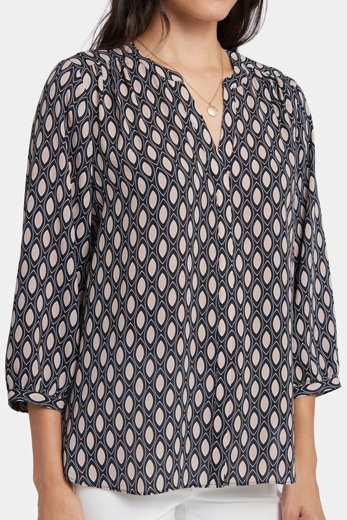 NYDJ - Pintuck Blouse - Roca Lissa