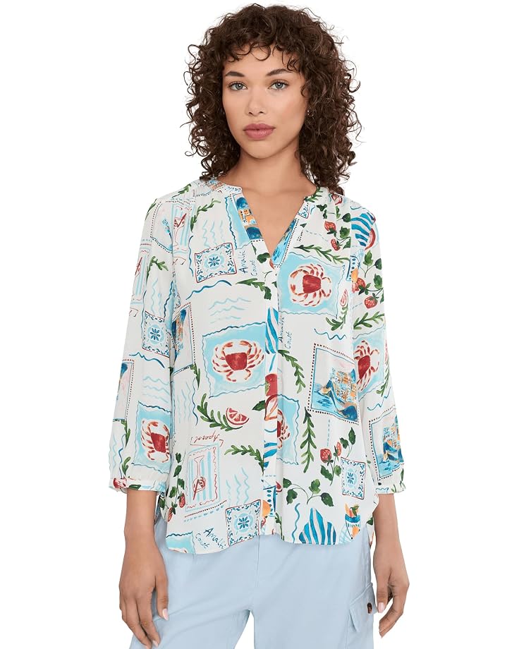 NYDJ - Pintuck Blouse - Dreamscape