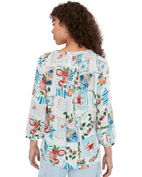 NYDJ - Pintuck Blouse - Dreamscape
