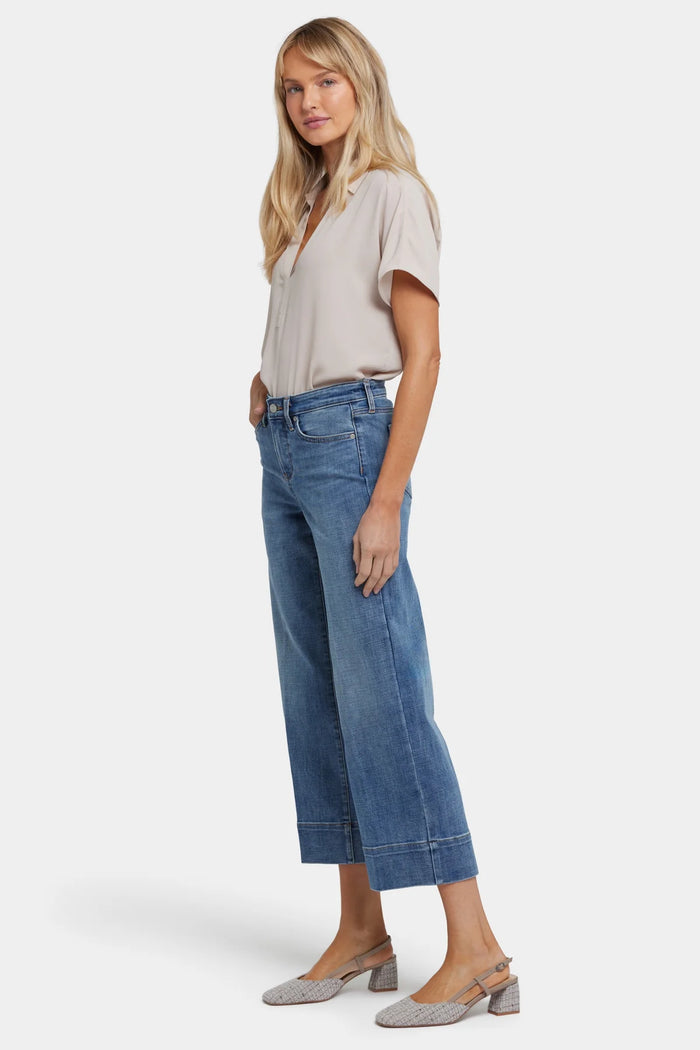 NYDJ - Teresa Wide Leg Ankle Jeans - Majorca Bay