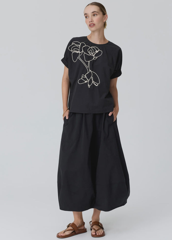 POL - Alma Bubble Skirt - Black