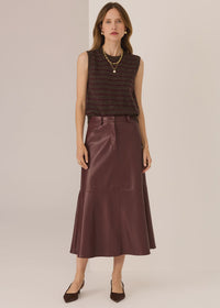 POL - Hugo Skirt - Merlot