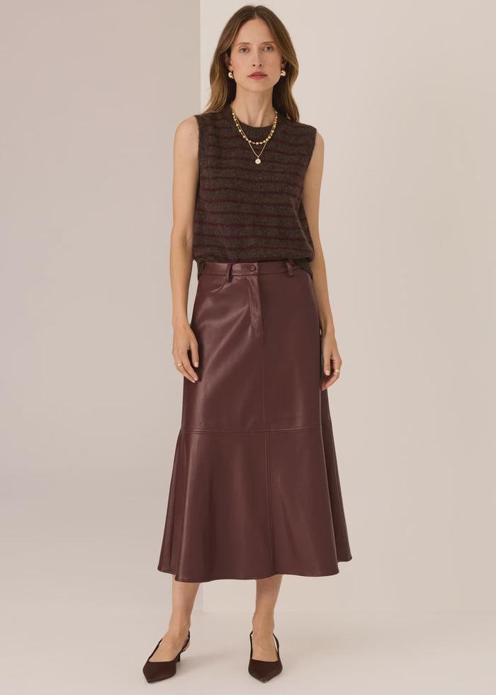 POL - Hugo Skirt - Merlot