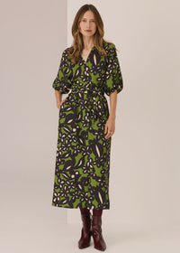 POL - Keaton Tie Dress - Keaton Print
