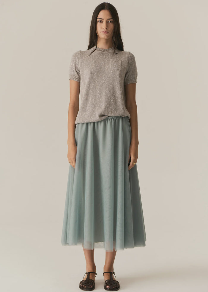POL - Pax Lurex Tee - Stone