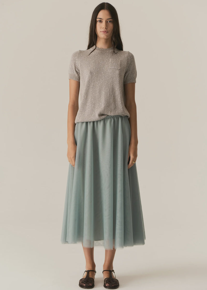 POL - Pax Lurex Tee - Stone