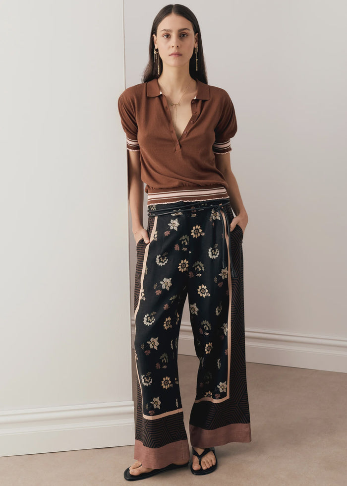 POL - Trellis Pant - Scarf Print