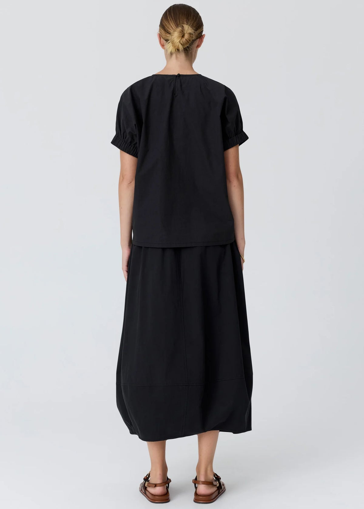 POL - Alma Bubble Skirt - Black