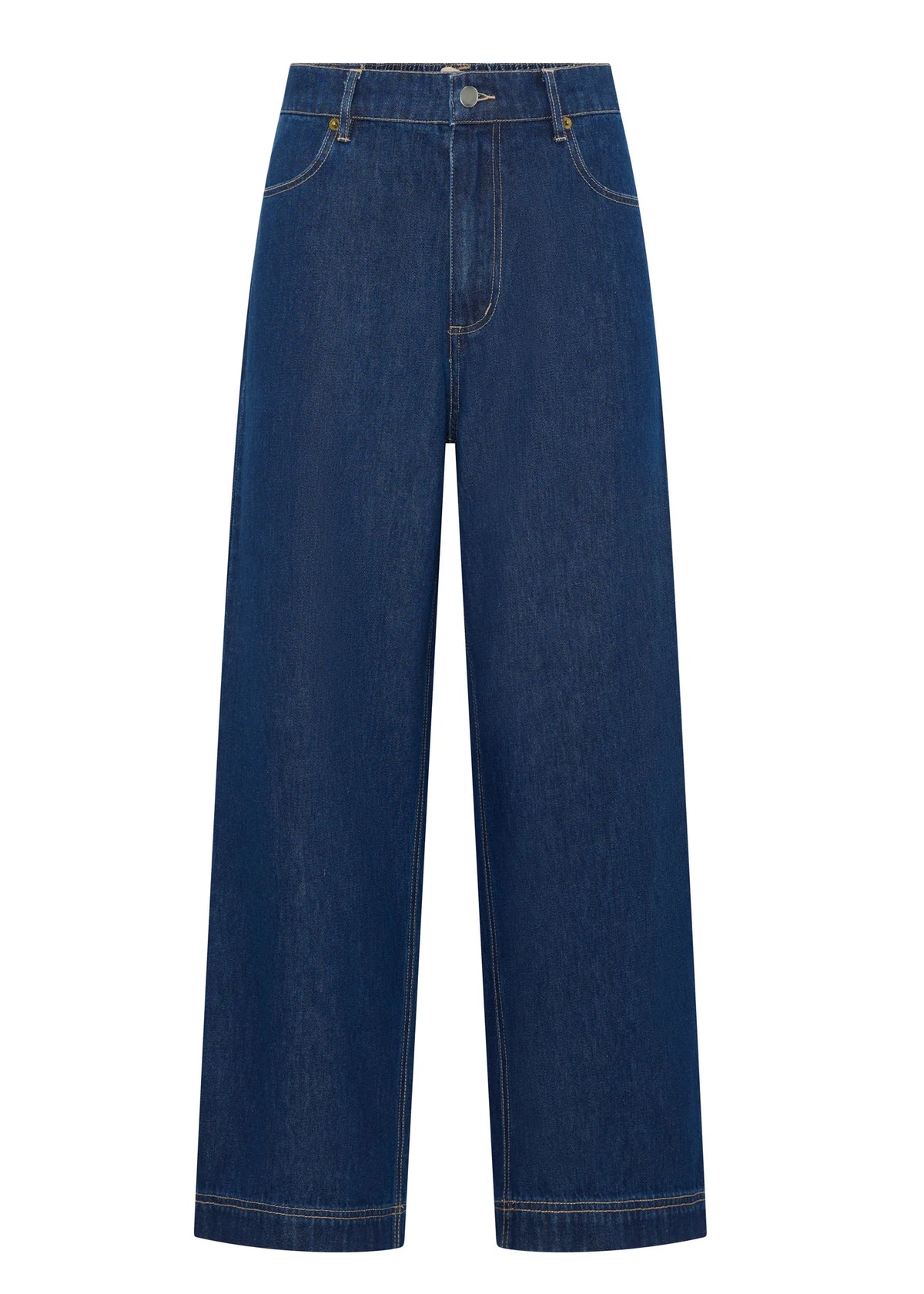 POL - Andie Cropped Jean - Dark Wash