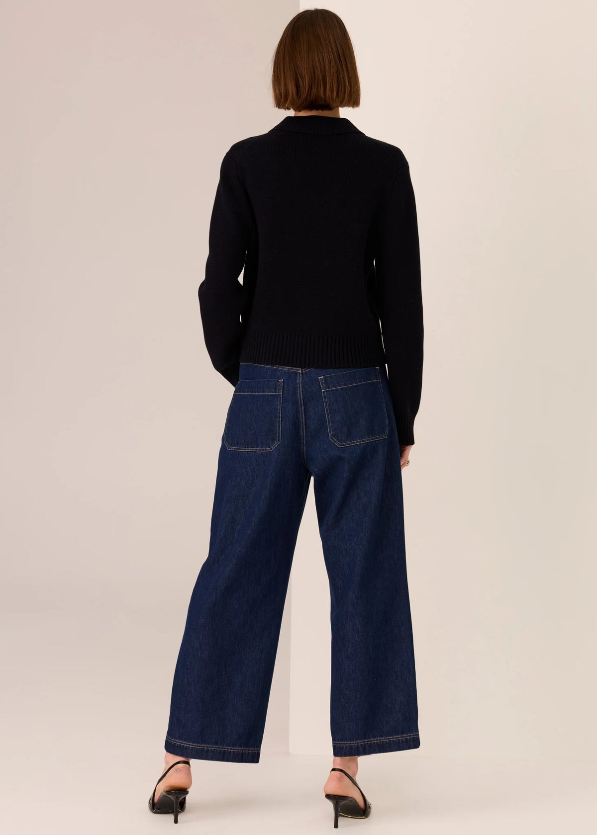 POL - Andie Cropped Jean - Dark Wash