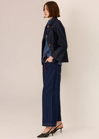 POL - Andie Denim Jacket - Dark Wash