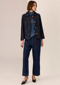 POL - Andie Denim Jacket - Dark Wash