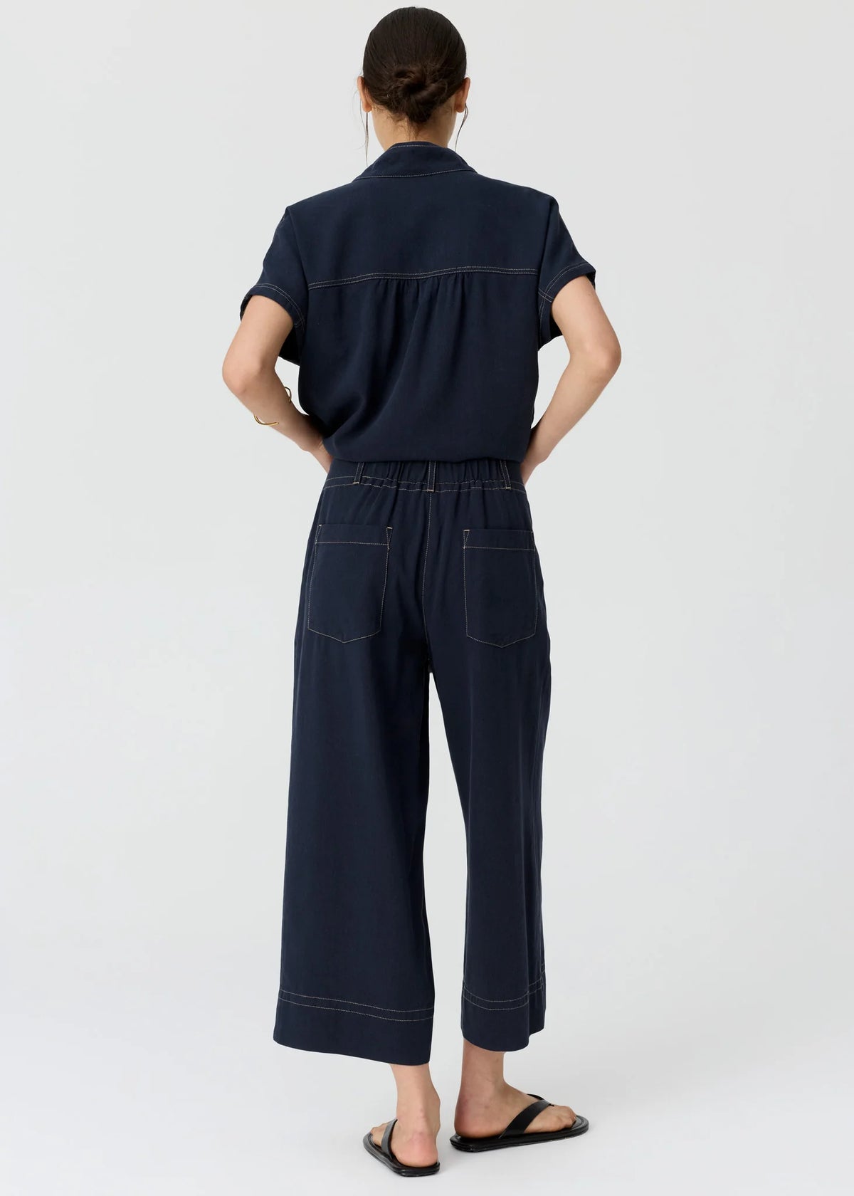POL - Anise Crop Pant - Denim