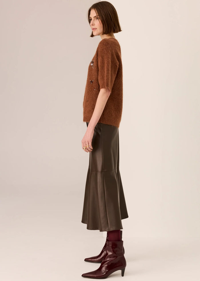 POL - Haviland Beaded Knit Tee - Toffee