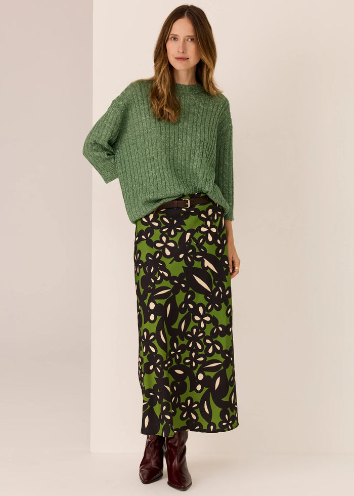 POL - Keaton Bias Skirt - Keaton Print