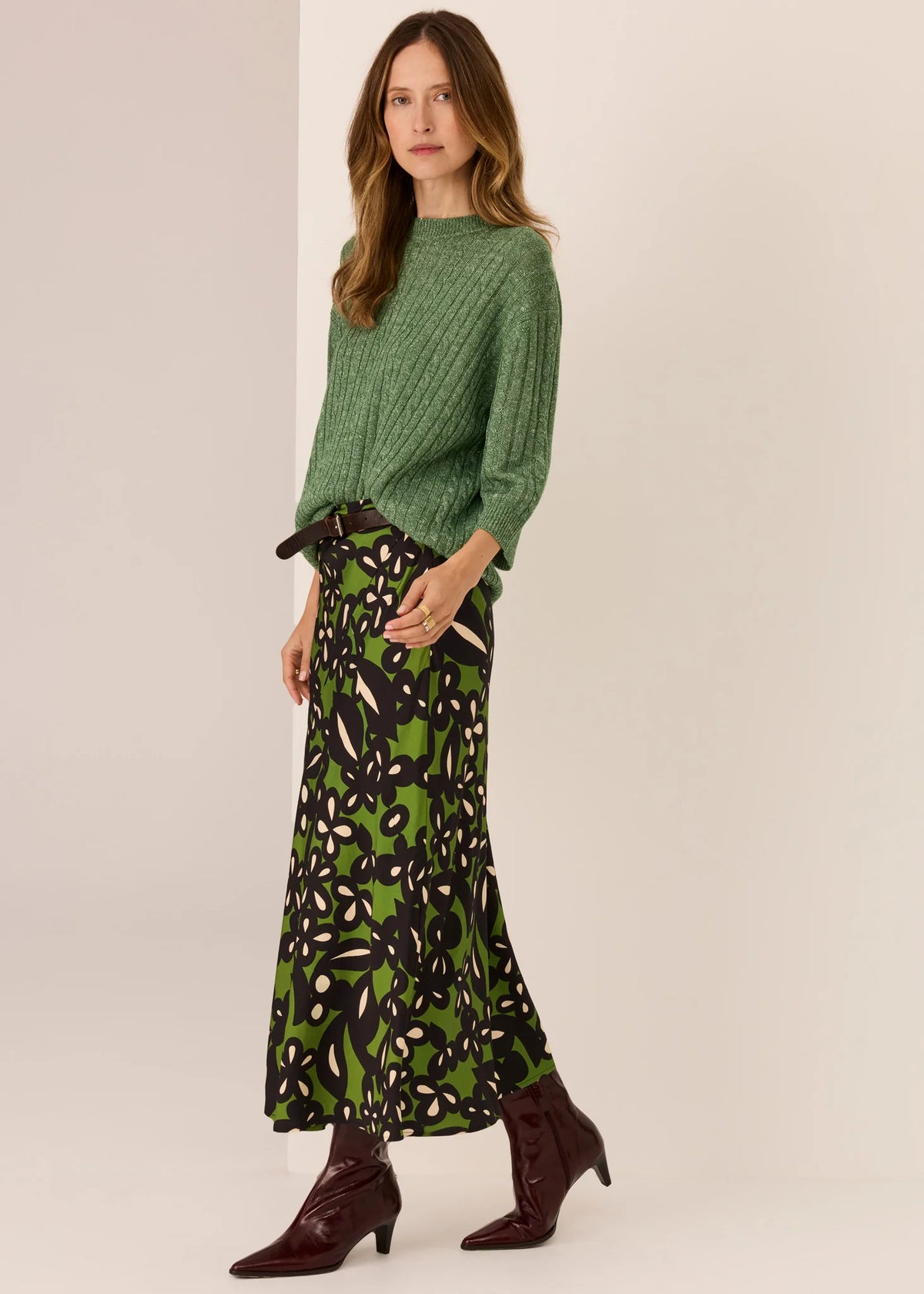 POL - Keaton Bias Skirt - Keaton Print