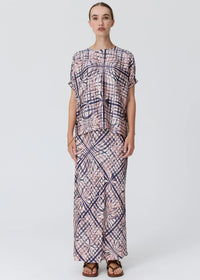POL - Lattice Top - Pink Check