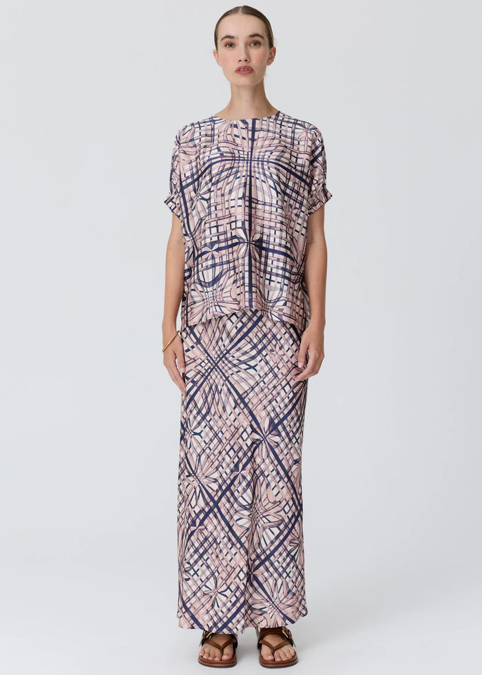 POL - Lattice Top - Pink Check