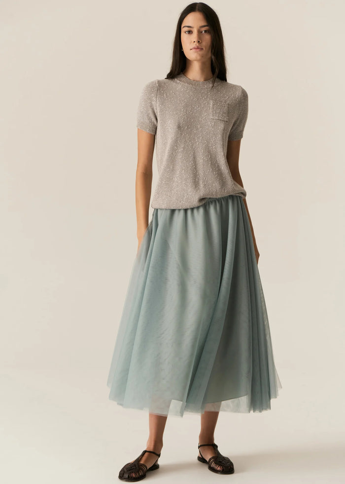 POL - Pax Lurex Tee - Stone