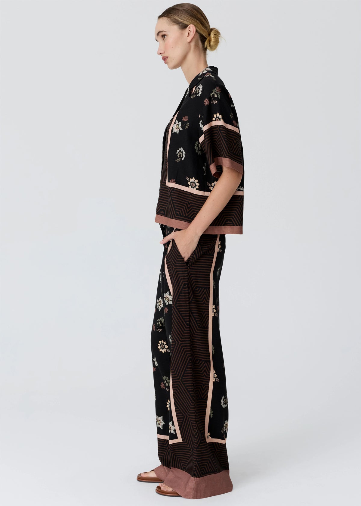 POL - Trellis Pant - Scarf Print