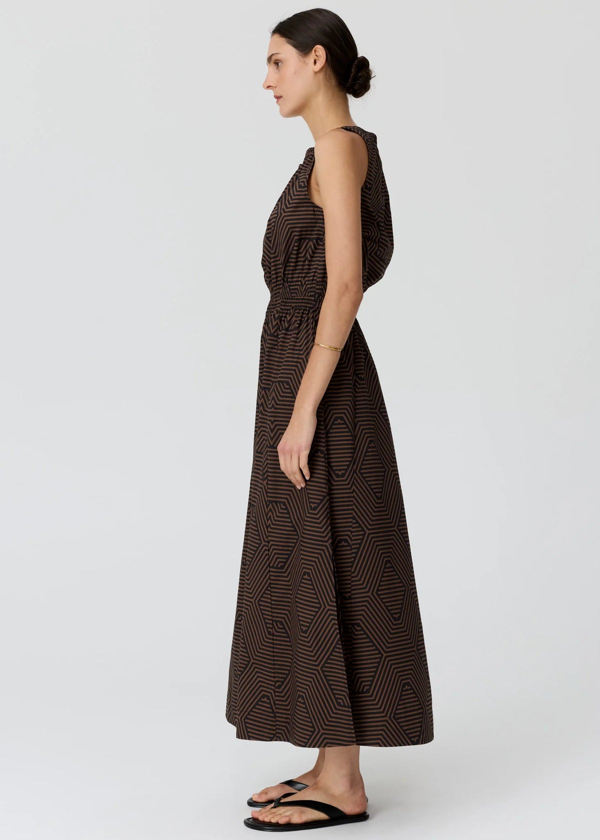 POL - Trellis Tank Dress - Trellis Print