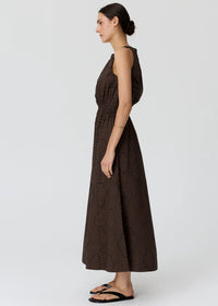 POL - Trellis Tank Dress - Trellis Print
