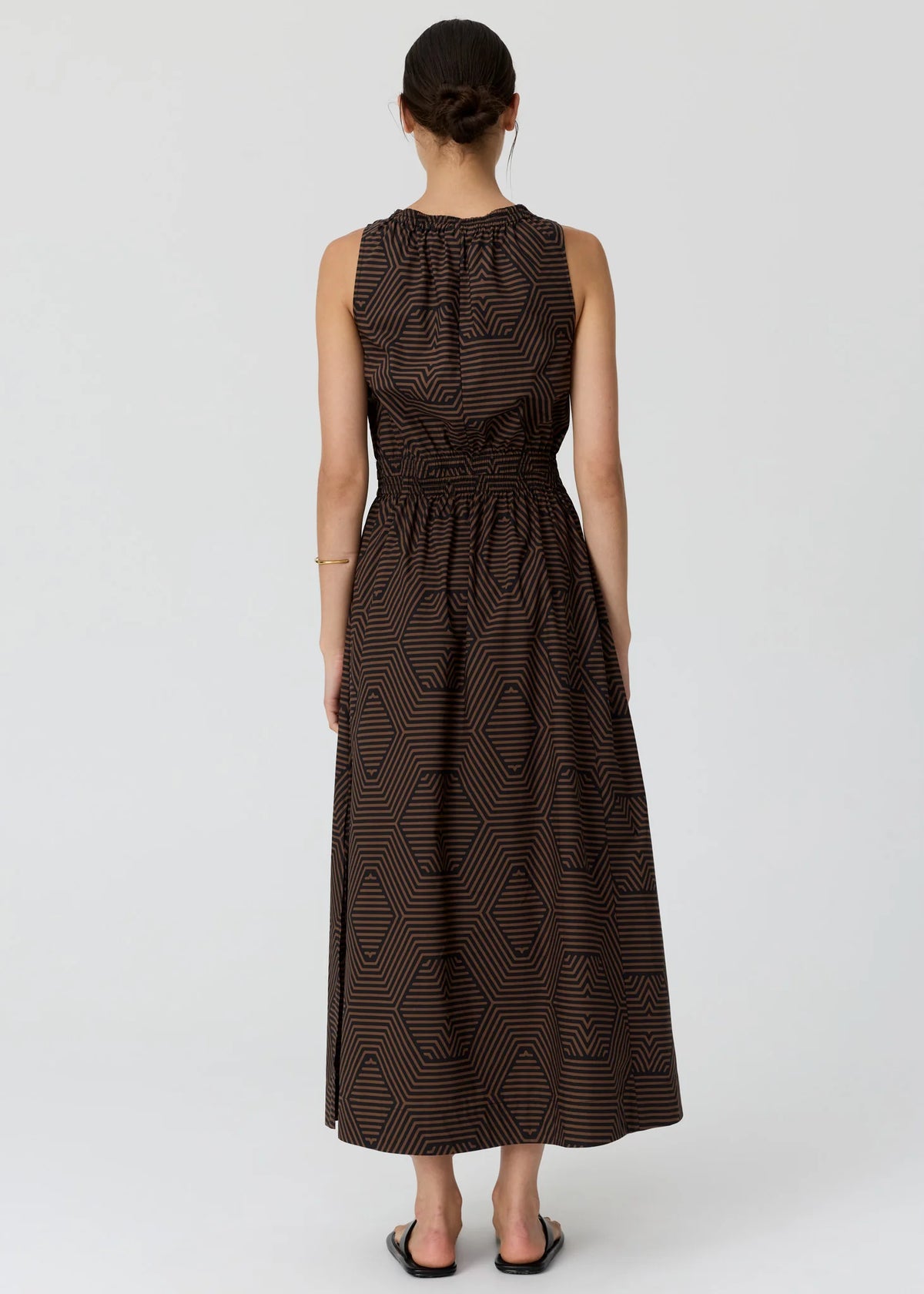 POL - Trellis Tank Dress - Trellis Print