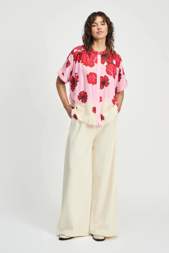 POM AMSTERDAM - Flower Bouquet Blouse White