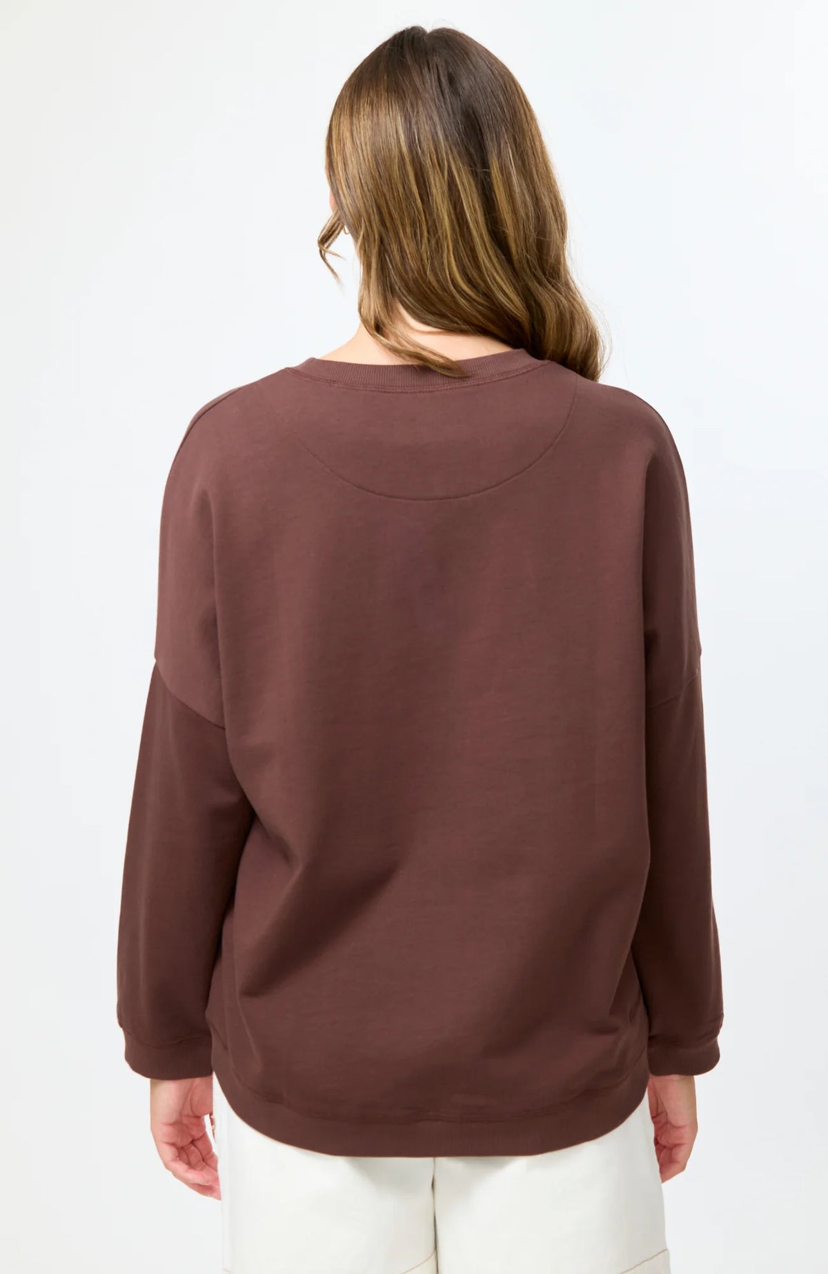 STELLA + GEMMA - Newport Sweater - Chocolate Rotation