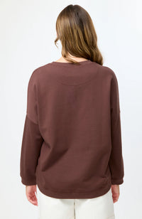 STELLA + GEMMA - Newport Sweater - Chocolate Rotation