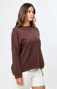 STELLA + GEMMA - Newport Sweater - Chocolate Rotation