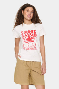 SAINT TROPEZ - Kuvi T-Shirt - Ice
