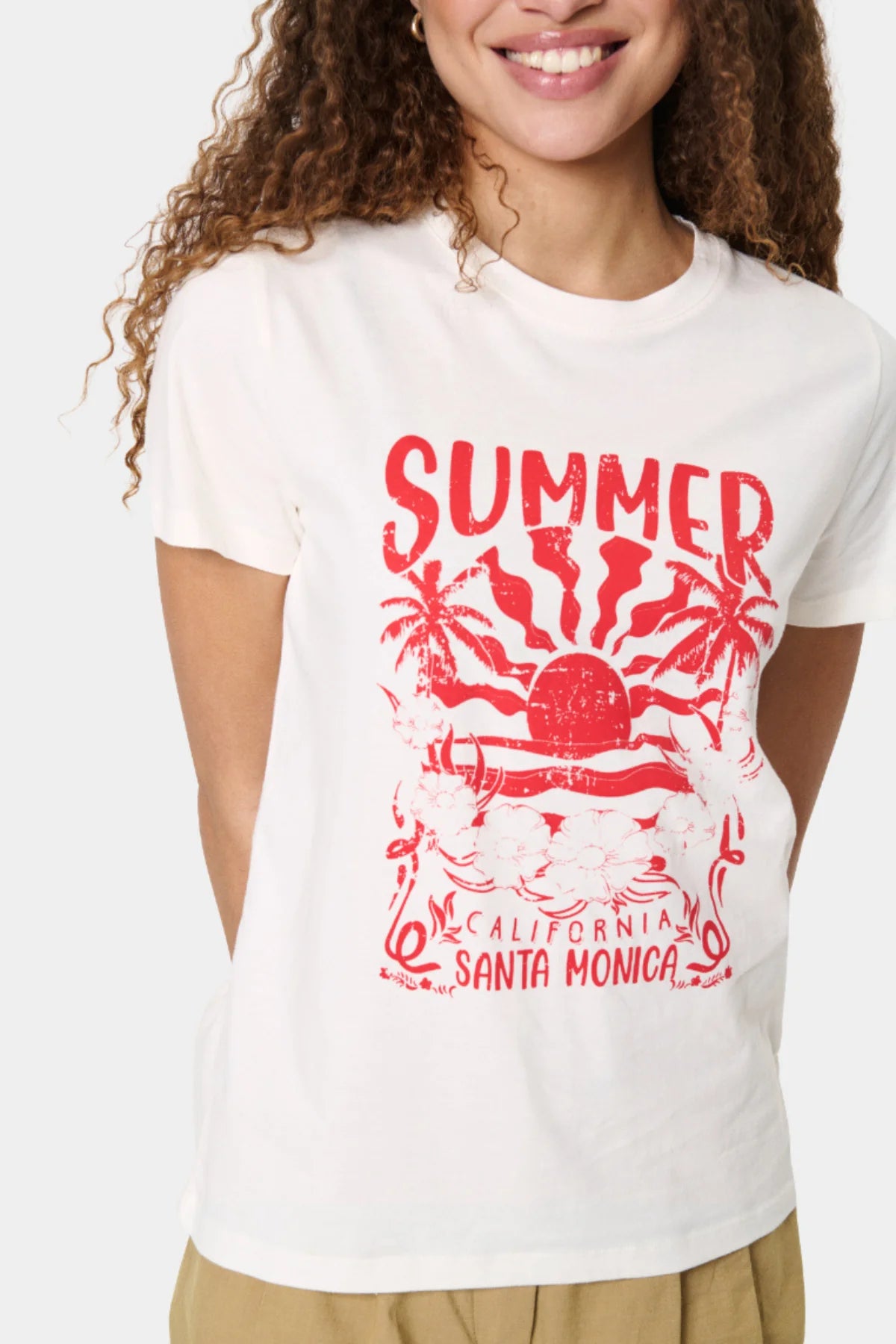 SAINT TROPEZ - Kuvi T-Shirt - Ice