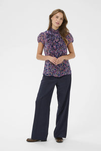 SAINT TROPEZ - Lilja Peony Bloom - Navy