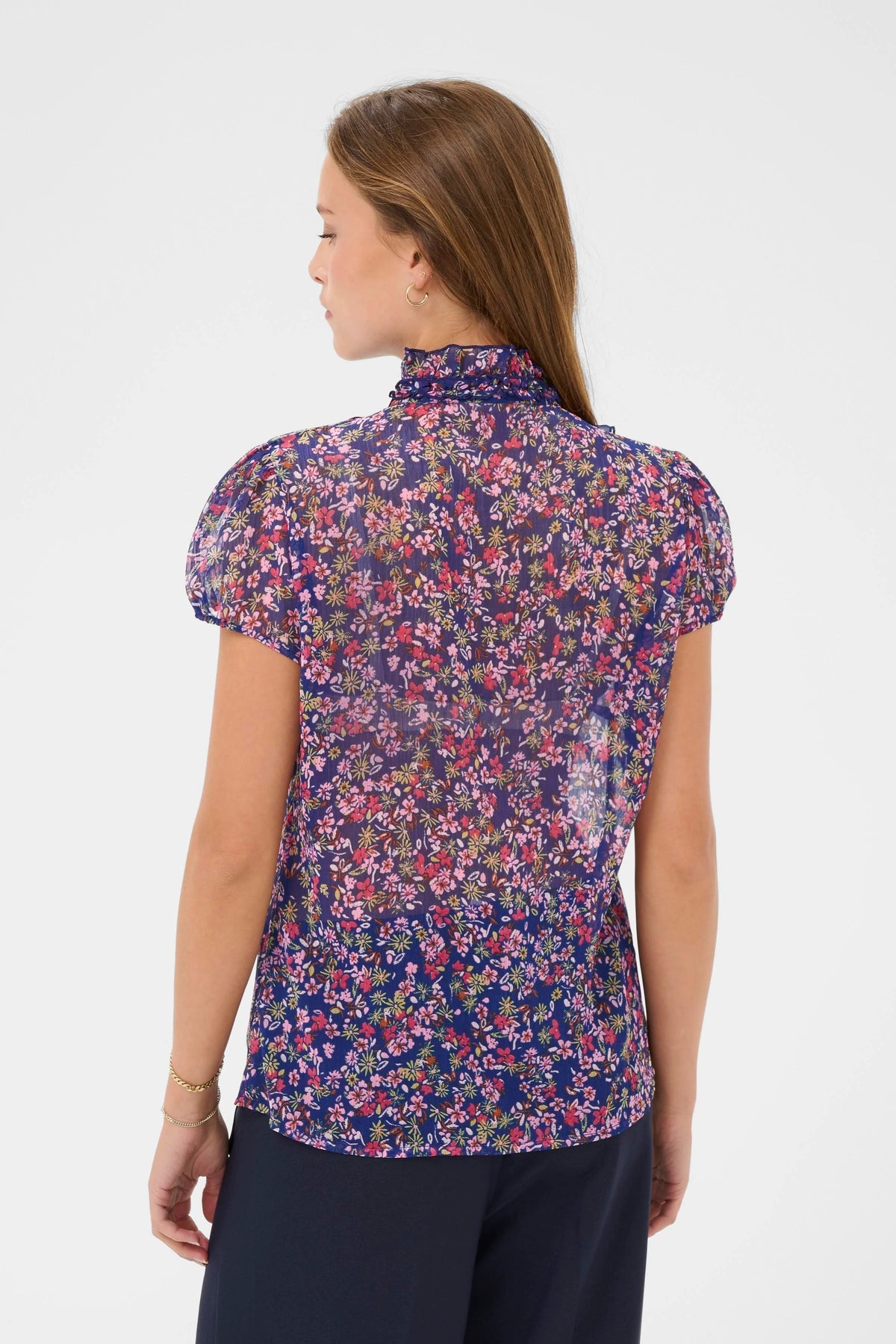 SAINT TROPEZ - Lilja Peony Bloom - Navy
