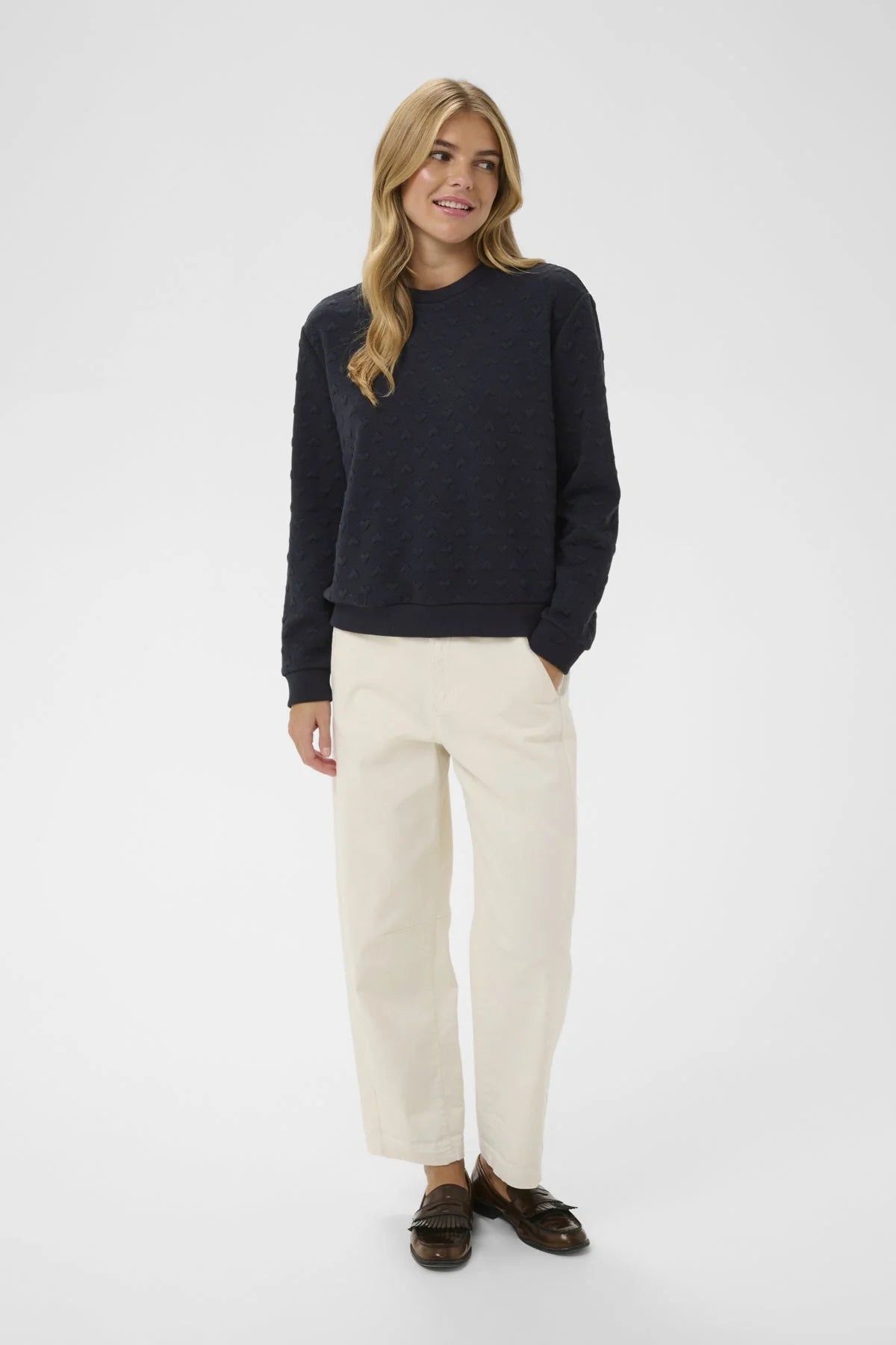 SAINT TROPEZ - Padmia Sweatshirt - Night Sky