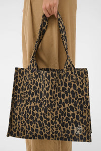 SAINT TROPEZ - Pansy Bag - Tigers Eye Spotty Leopard