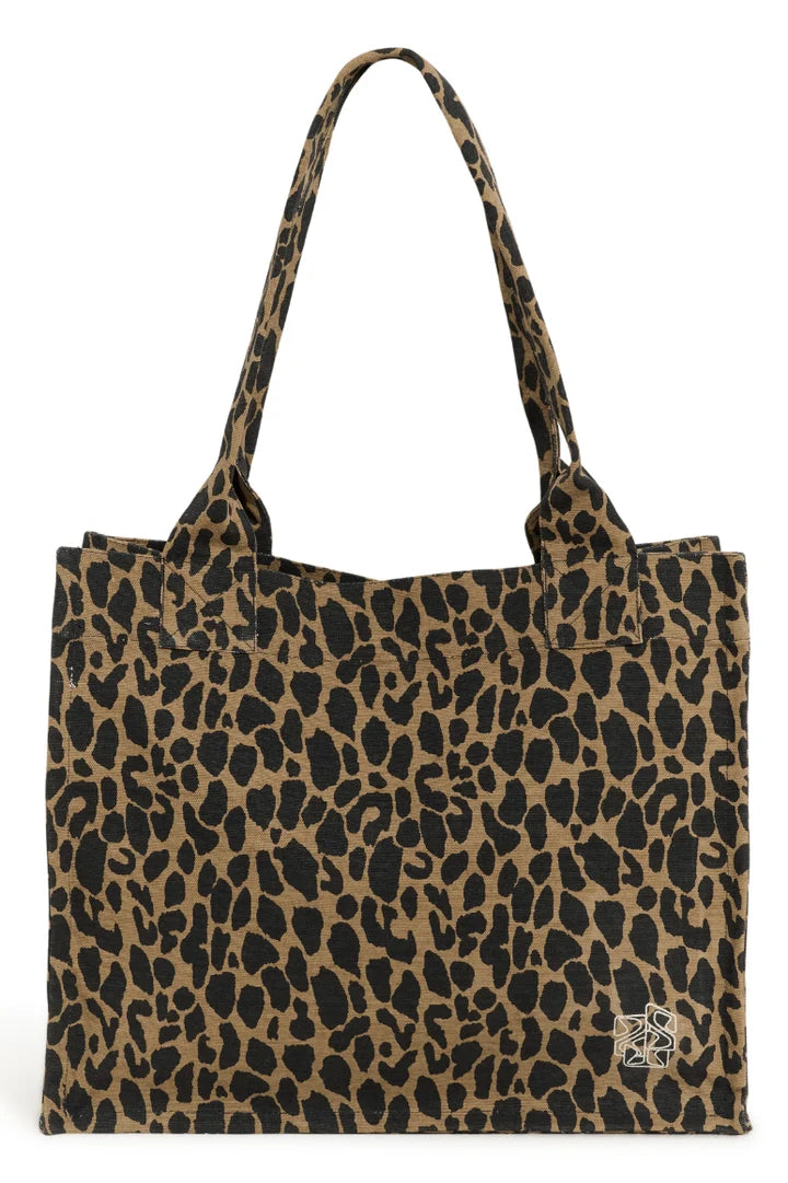 SAINT TROPEZ - Pansy Bag - Tigers Eye Spotty Leopard