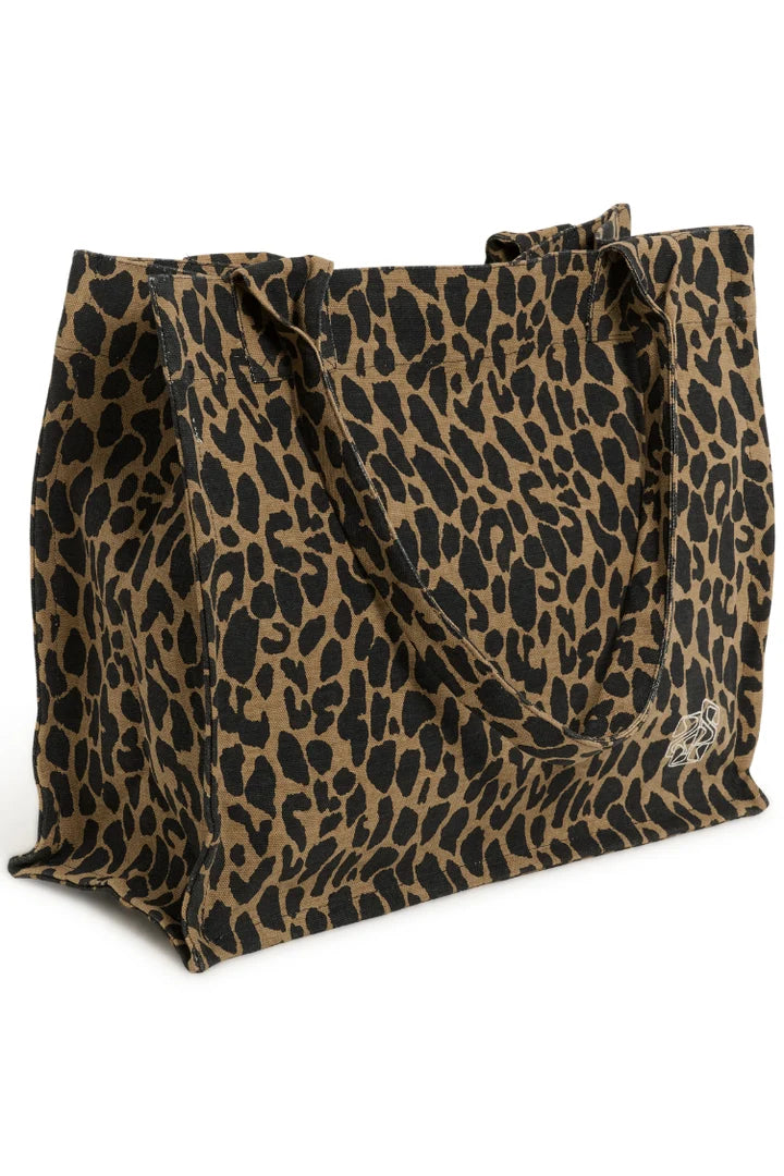 SAINT TROPEZ - Pansy Bag - Tigers Eye Spotty Leopard