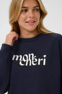 SAINT TROPEZ - Pegrina Sweatshirt - Night Sky