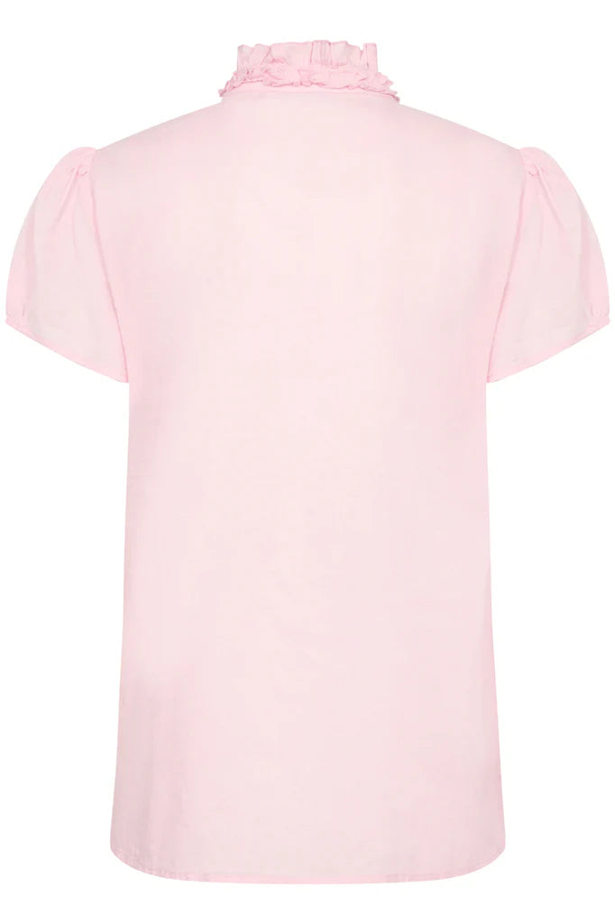 SAINT TROPEZ - Tilli SS Shirt - Pink Nectar