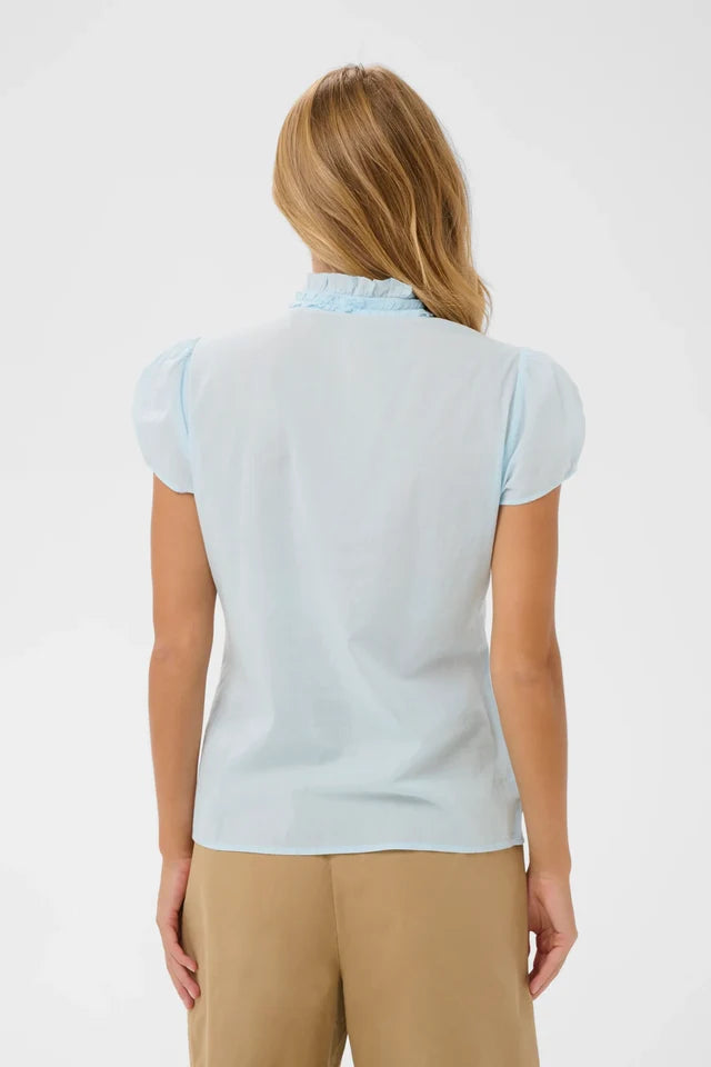 SAINT TROPEZ - Tilli Shirt - Skyway