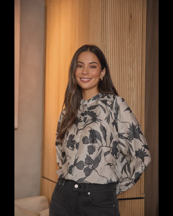 STELLA + GEMMA - Faye Blouse Moonlit Stem