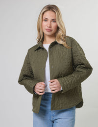 STELLA + GEMMA - Flowerly Jacket - Army