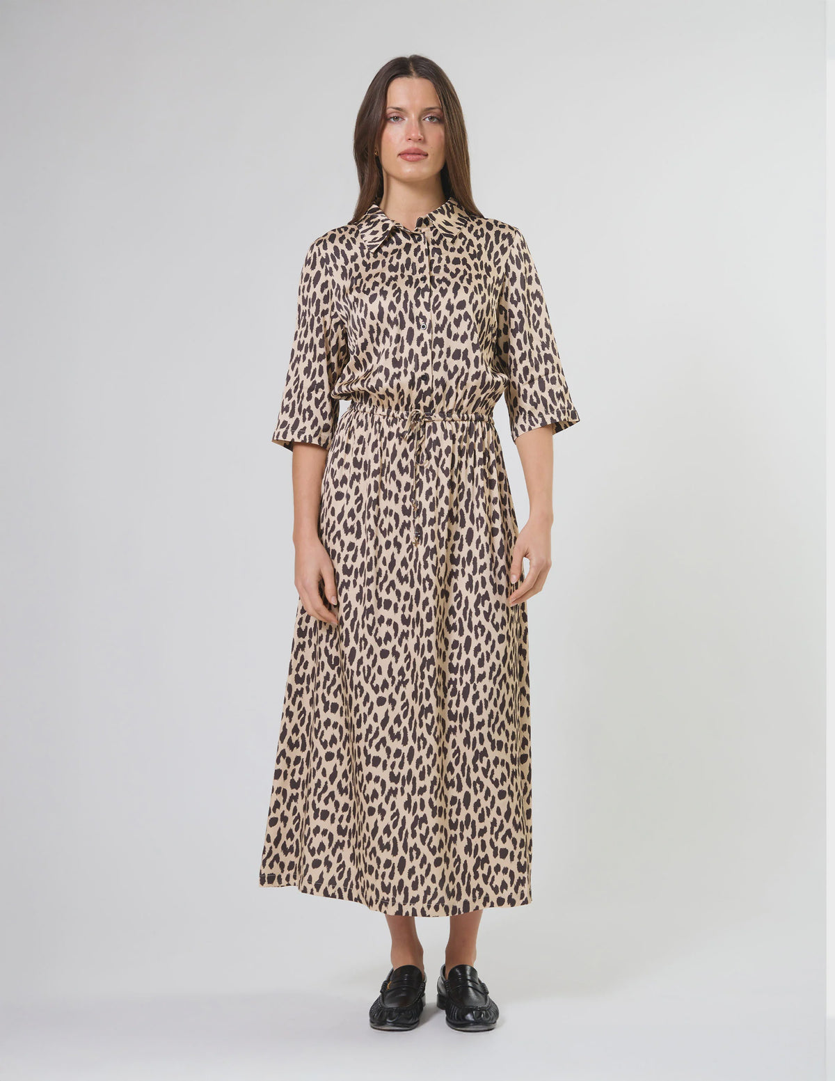 STELLA + GEMMA - Honor Dress - Snow Leopard