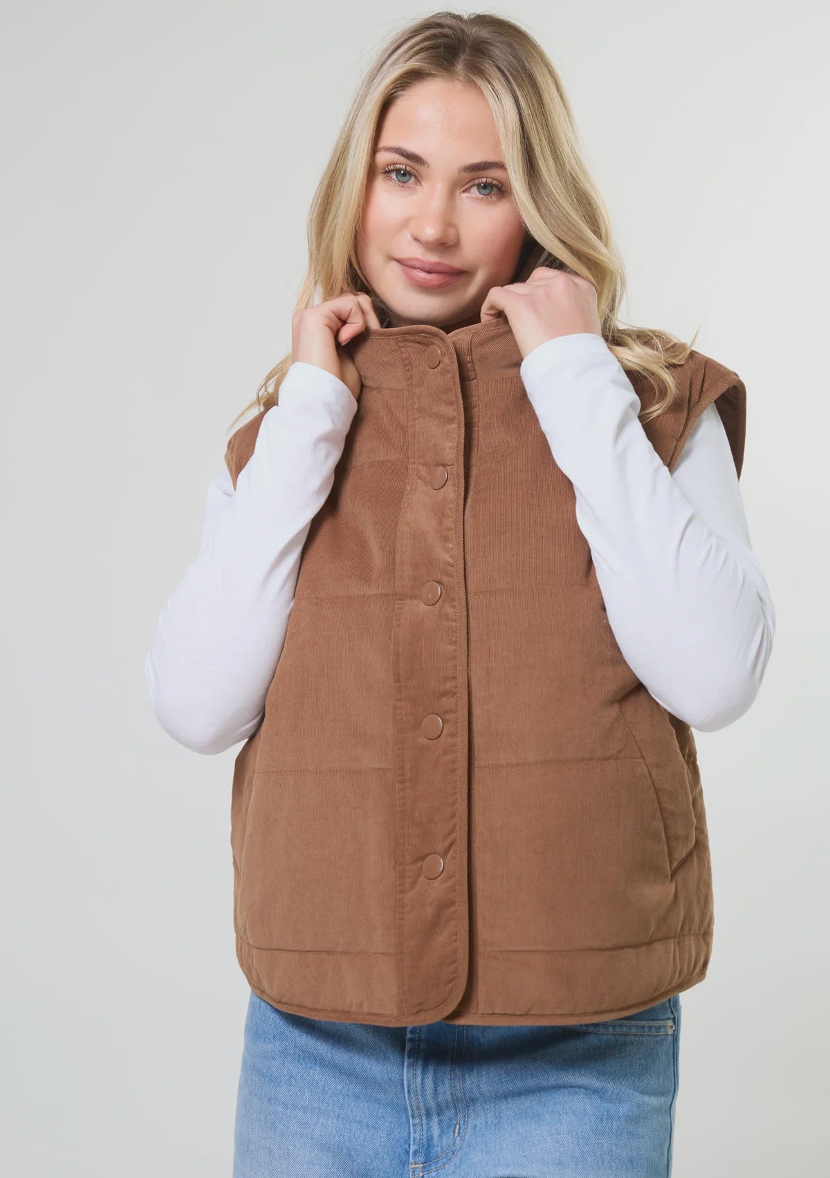 STELLA + GEMMA  - Kenzie Vest - Ginger